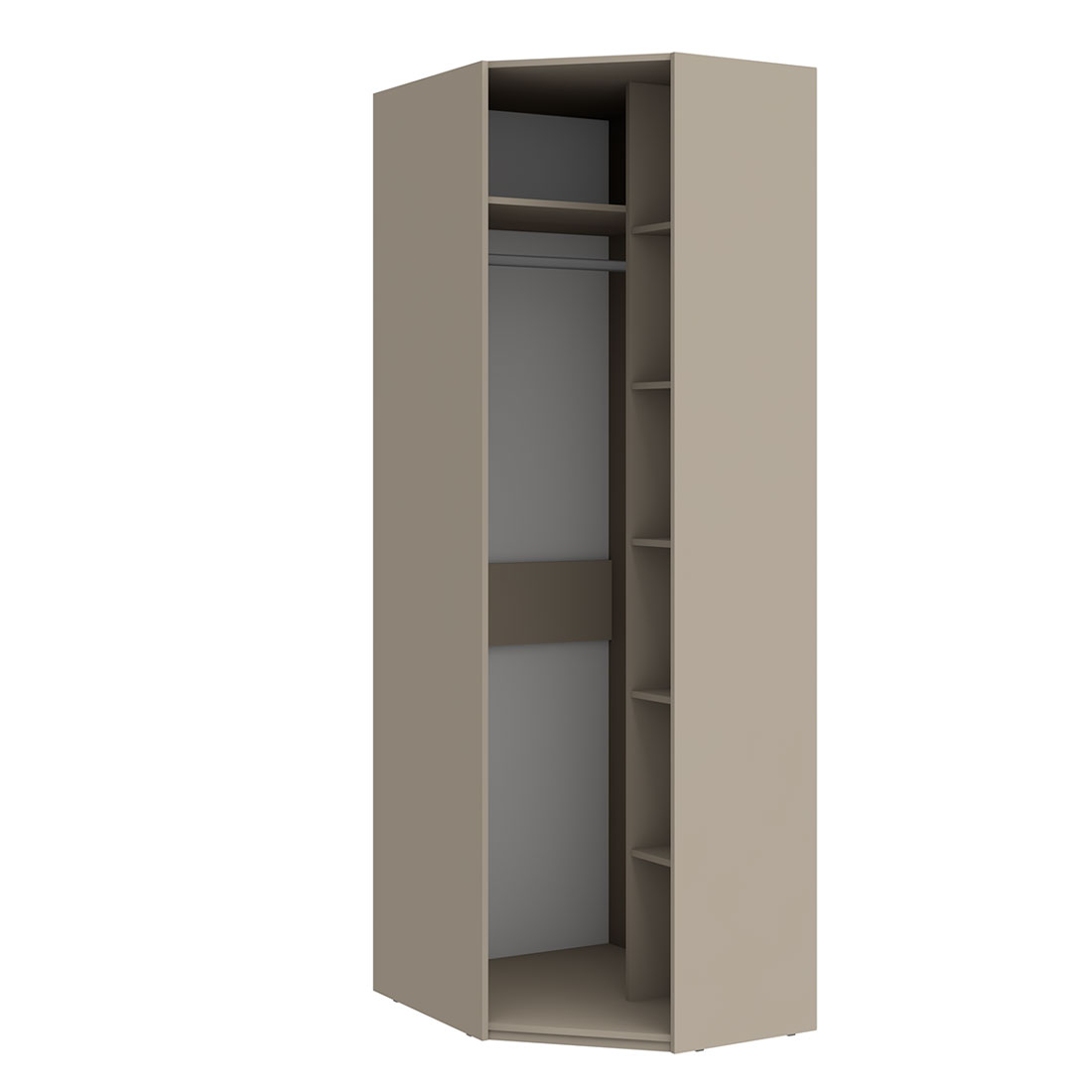 Угловой шкаф Наполи (Камень Терра/Ритмо)