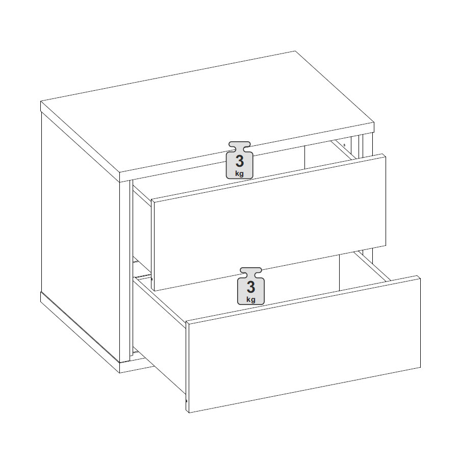 Подвесная тумба с нишей Илма-3 (дуб Ривьера/мята матовый)