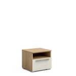 Прикроватная тумба Соло (дуб Ривьера/крем)