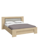 Двуспальная кровать 160х200 Блейд (дуб Ривьера/бетон Grey)